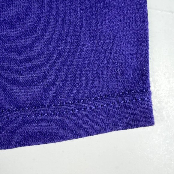 VTG 90s LSU Louisana State Tigers Shirt Adult Fits Medium Purple Faded Tee Tag L - Picture 10 of 15